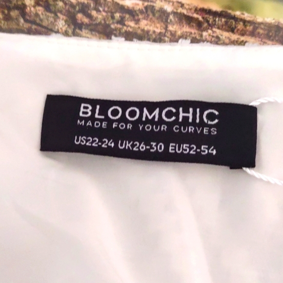 NWT Bloomchic Off White Lacey Top Size 22-24 - Picture 6 of 9